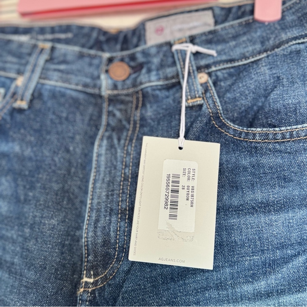 NWT AG Adriano Goldschmied ALEXXIS BOOT Vintage High Rise Jeans Sz 28 - Picture 5 of 6